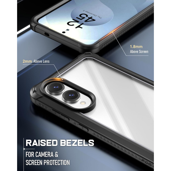 Poetic Samsung Galaxy S25 Edge Guardian Klf -Black