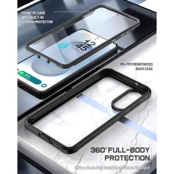 Poetic Samsung Galaxy S25 Edge Guardian Klf -Black