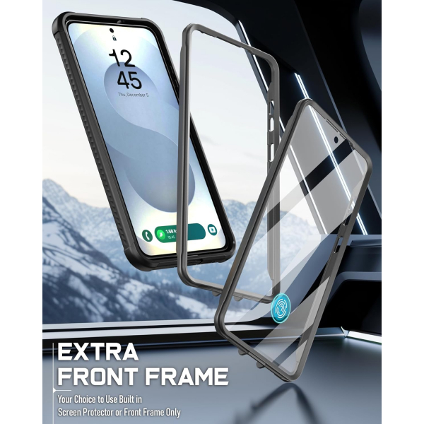 Poetic Samsung Galaxy S25 Edge Guardian Klf -Black