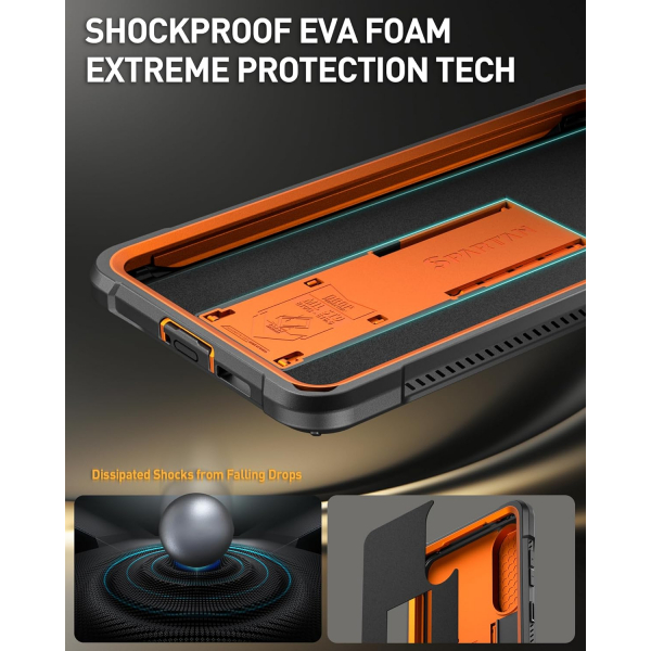 Poetic Samsung Galaxy S25 Edge Spartan Klf-Metallic Orange 