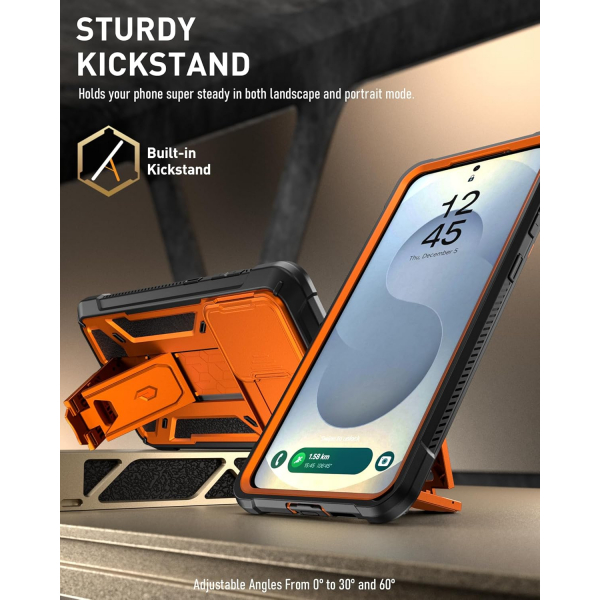 Poetic Samsung Galaxy S25 Edge Spartan Klf-Metallic Orange 