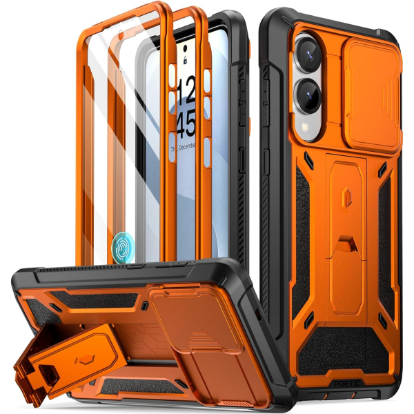 Poetic Samsung Galaxy S25 Edge Spartan Klf-Metallic Orange 