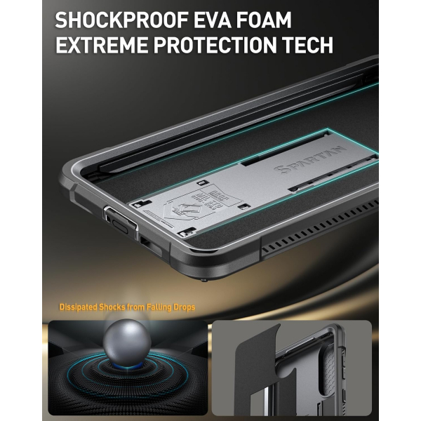 Poetic Samsung Galaxy S25 Edge Spartan Klf-Metallic Gun Metal 