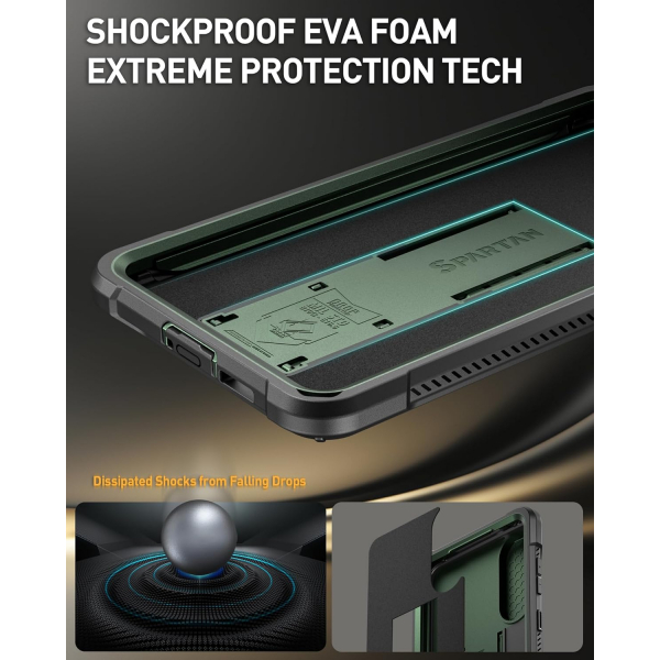 Poetic Samsung Galaxy S25 Edge Spartan Klf-Metallic Green 