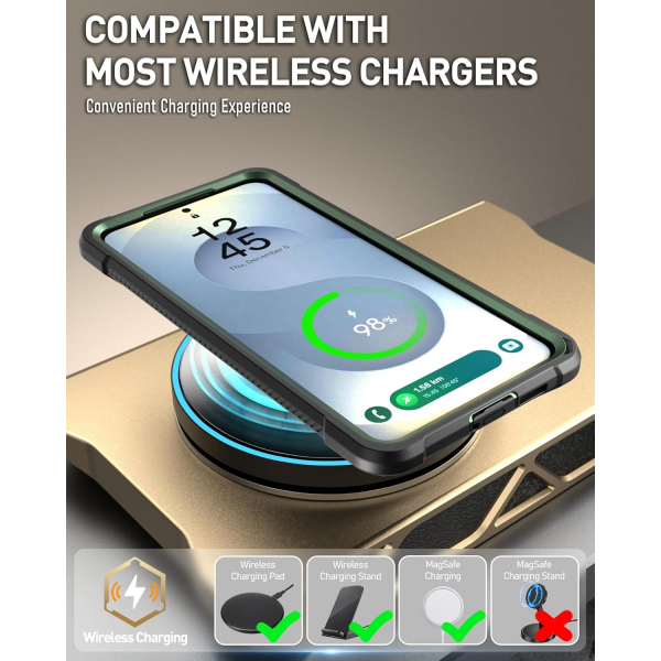 Poetic Samsung Galaxy S25 Edge Spartan Klf-Metallic Green 