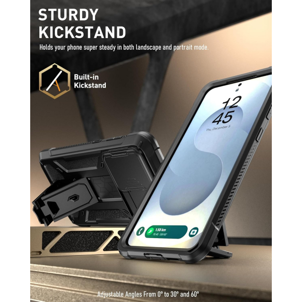 Poetic Samsung Galaxy S25 Edge Spartan Klf-Matte Black 