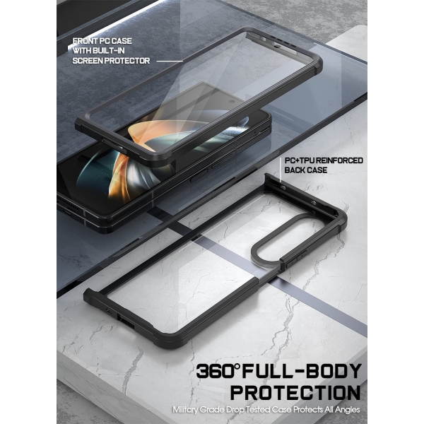 Poetic Guardian Serisi Galaxy Z Fold 4 Tam Korumal Klf (MIL-STD-810G)