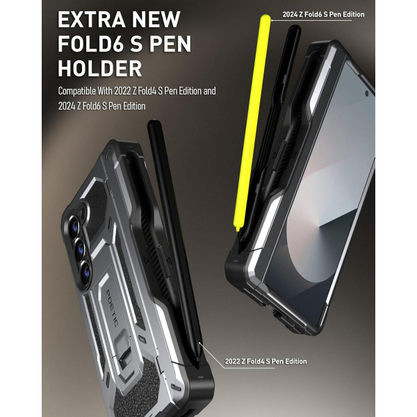 Poetic Spartan Galaxy Z Fold 6 Klf-Metallic Gun Metal 