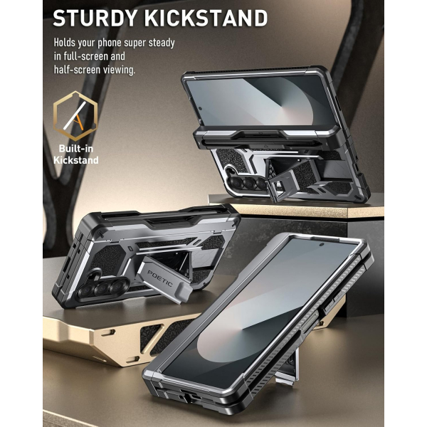 Poetic Spartan Galaxy Z Fold 6 Klf-Metallic Gun Metal 