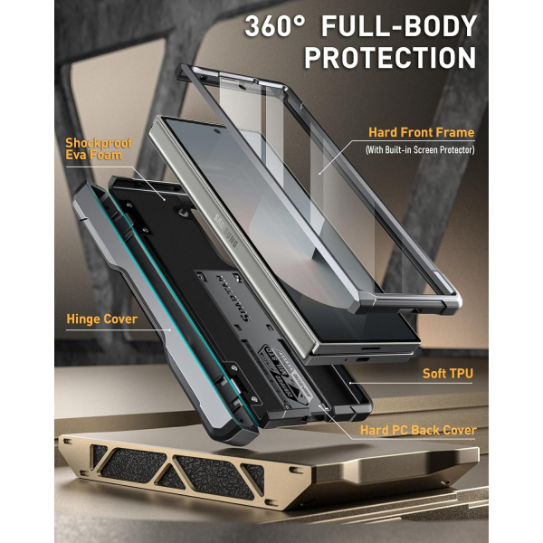 Poetic Spartan Galaxy Z Fold 6 Klf-Metallic Gun Metal 