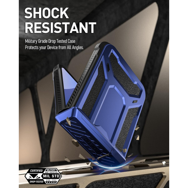Poetic Spartan Galaxy Z Flip 6 Klf (MIL-STD-810G)-Midnight Blue