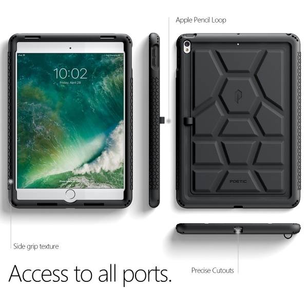 Poetic iPad Air 3 TurtleSkin Serisi Klf (10.5 in)-Black