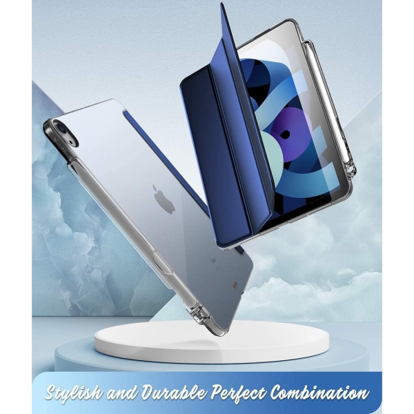 Poetic iPad Air 5 Lumos Serisi Klf (10.9 in)-Navy Blue