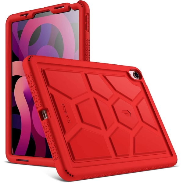 Poetic iPad Air 4 TurtkeSkin Serisi Klf (10.9 in)-Red