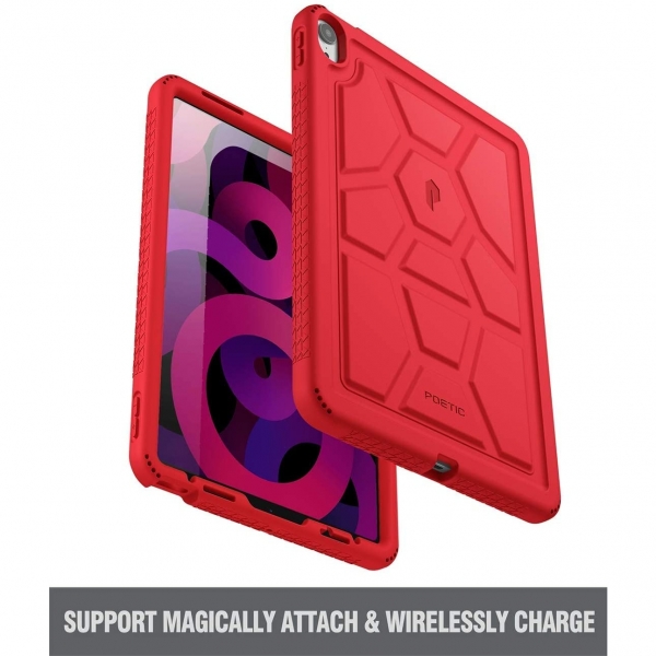 Poetic iPad Air 4 TurtkeSkin Serisi Klf (10.9 in)-Red