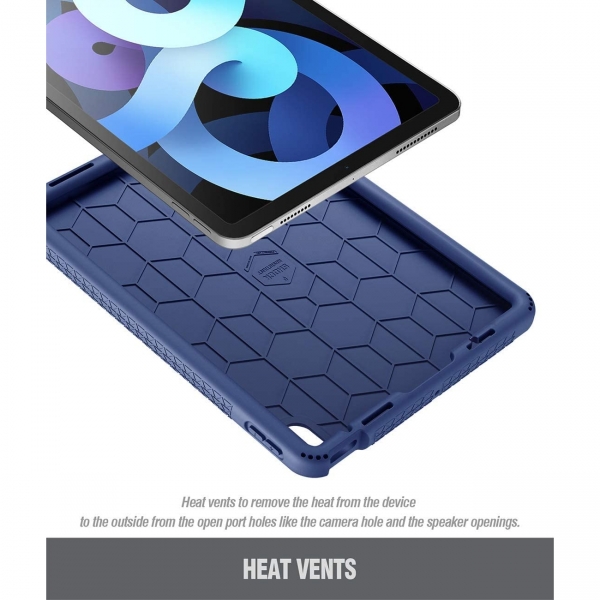 Poetic iPad Air 4 TurtkeSkin Serisi Klf (10.9 in)-Blue