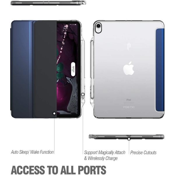 Poetic iPad Pro Lumos X Serisi Klf (12.9in)(2018)-Blue