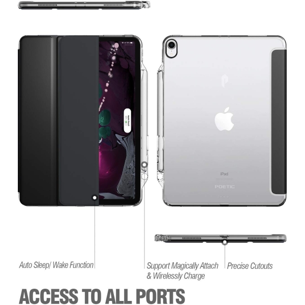 Poetic iPad Pro Lumos X Serisi Klf (12.9in)(2018)-Black