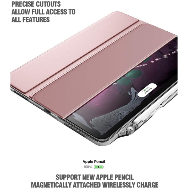 Poetic iPad Pro Lumos X Serisi Klf (12.9in)(2018)- Rose Gold