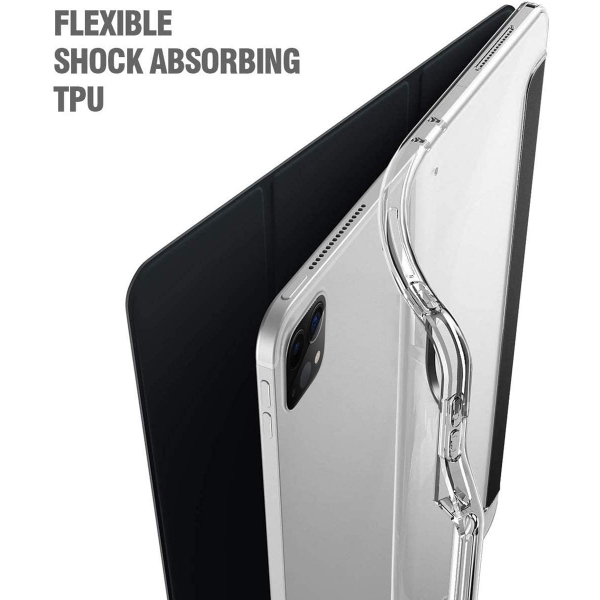 Poetic iPad Pro Lumos X Serisi Kalem Bölmeli Kılıf (12.9 inç)(4.Nesil)-Black