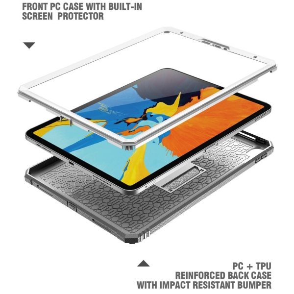 Poetic iPad Pro Revolution Serisi Standl Klf (11 in)-White