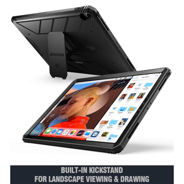 Poetic iPad Pro Revolution Serisi Standl Klf(12.9 in)(2018)-Black