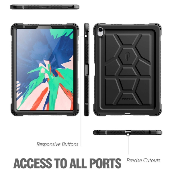 Poetic iPad Pro TurtleSkin Serisi Klf (11 in)-Black
