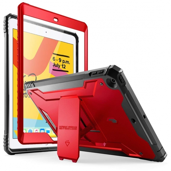 Poetic iPad Revolution Serisi Klf (10.2 in)(7.Nesil)-Red