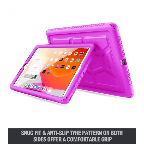 Poetic iPad TurtleSkin Serisi Klf (10.2 in )(7. Nesil)-Purple