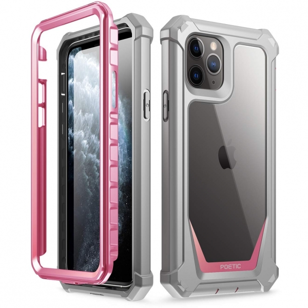 Poetic iPhone 11 Pro Guardian Serisi Klf (MIL-STD 810G)-Pink