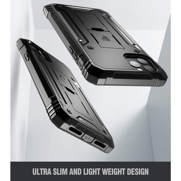 Poetic iPhone 11 Pro Max Revolution Serisi Klf (MIL-STD-810G)-Black