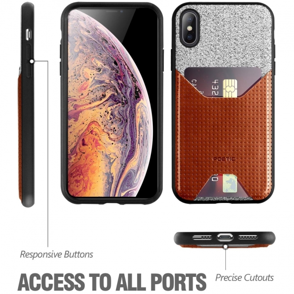 Poetic iPhone XS Max Kartlkl Klf-Brown