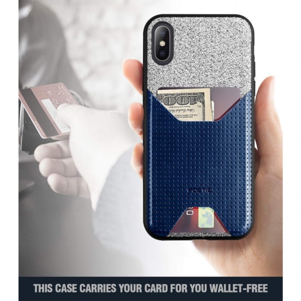 Poetic iPhone XS Max Kartlkl Klf-Navy