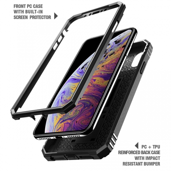 Poetic iPhone XS Max Revolution Serisi Klf-Black