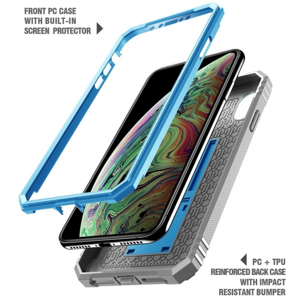 Poetic iPhone XS Max Revolution Serisi Klf-Blue