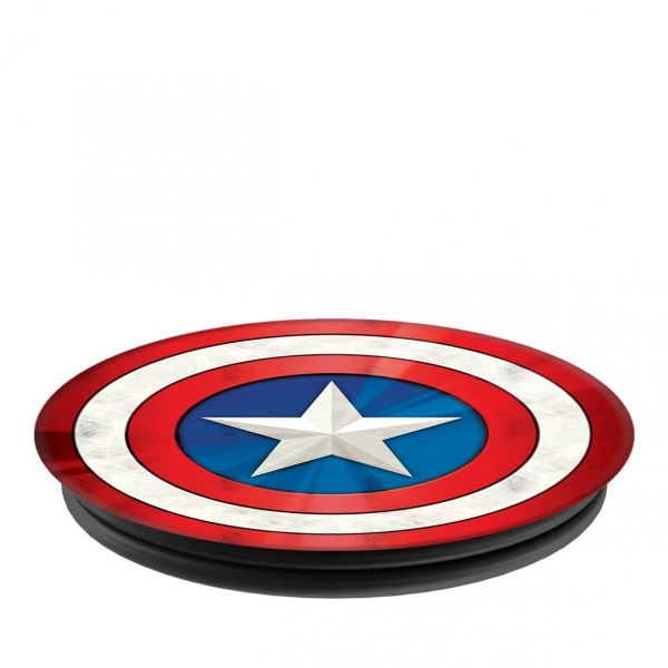 PopSockets Marvel Serisi Telefon ve Tablet ��in Stand ve Tutucu-Captain America Shield Icon