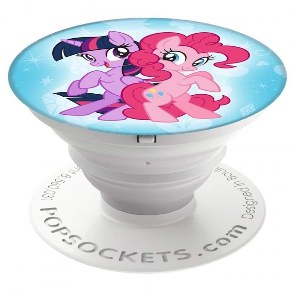PopSockets My Little Pony Serisi Telefon ve Tablet in Stand ve Tutucu-Twilight Sparkle Pinkie Pie