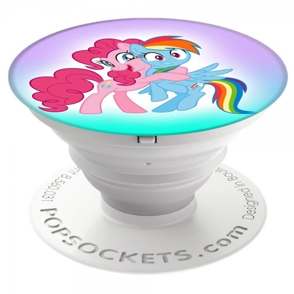 PopSockets My Little Pony Serisi Telefon ve Tablet in Stand ve Tutucu-Pinkie Pie Rainbow Dash