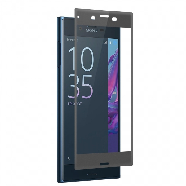 Popsky Sony Xperia XZ Temperli Cam Ekran Koruyucu-Black