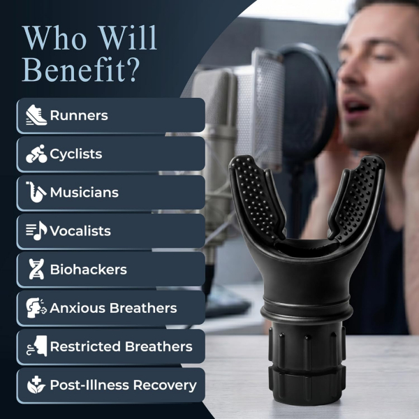 Powerbreathe K5 Ak�ll� Nefes Egzersiz Cihaz�-Black