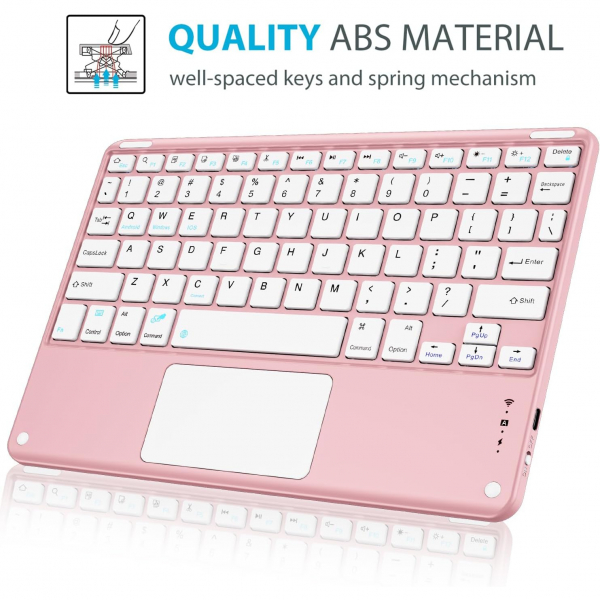 ProCase Apple iPad 11.Nesil Klavyeli Klf (11 in)-Pink