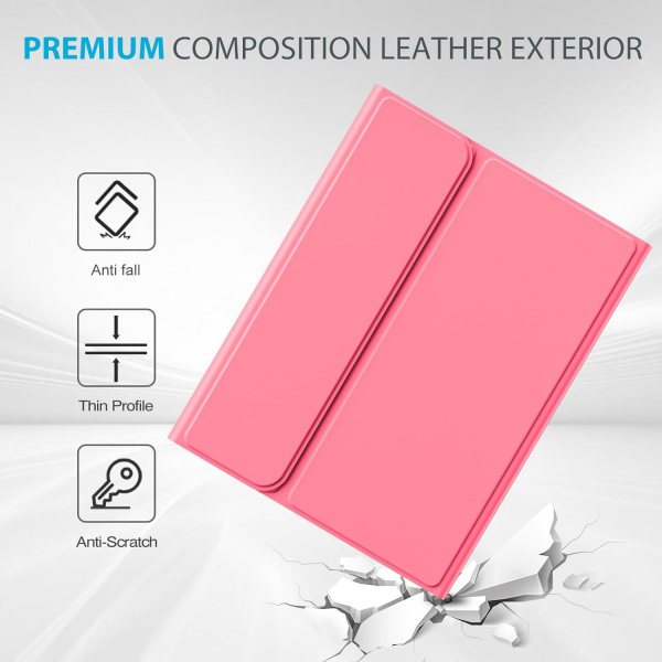 ProCase Apple iPad 11.Nesil Klavyeli Klf (11 in)-Pink
