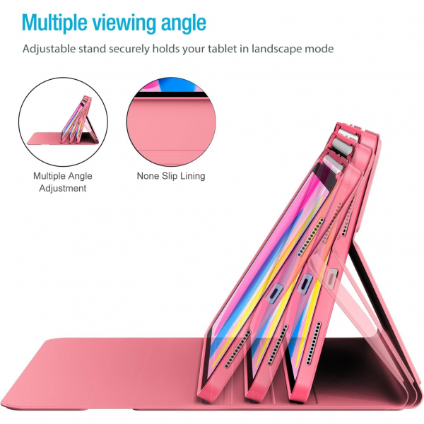 ProCase Apple iPad 11.Nesil Klavyeli Klf (11 in)-Pink