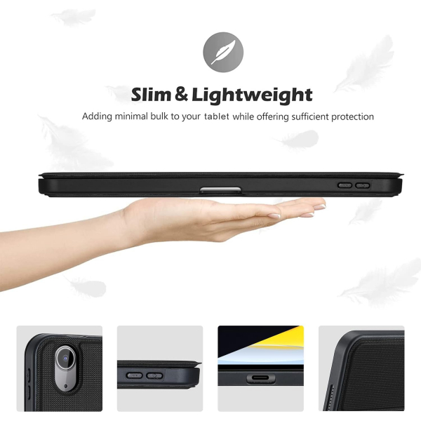 ProCase Apple iPad 11.Nesil Smart Folio Klf-Black 
