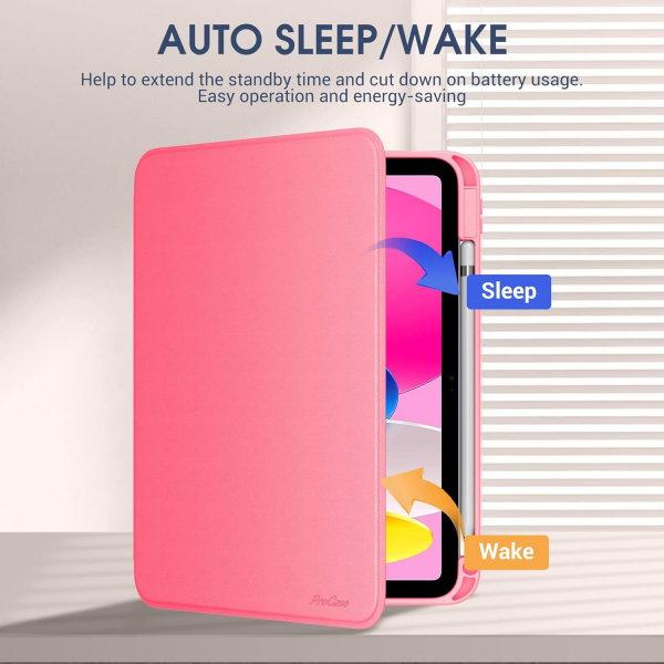 ProCase Apple iPad 11.Nesil Smart Folio Klf-Pink