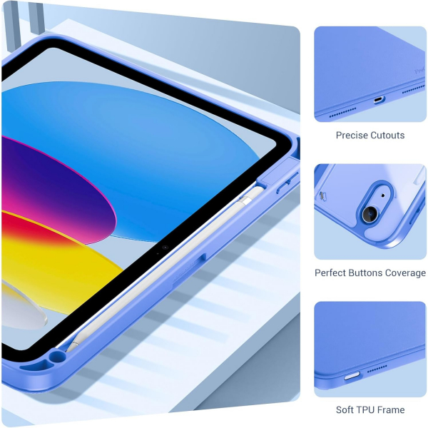 ProCase Apple iPad 11.Nesil Smart Folio Klf-Royal Blue