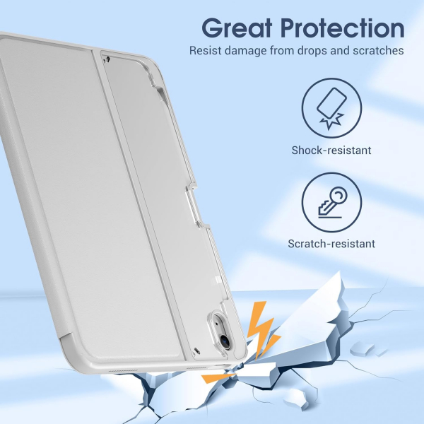 ProCase Apple iPad 11.Nesil Smart Folio Klf-Silver