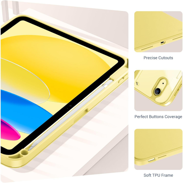 ProCase Apple iPad 11.Nesil Smart Folio Klf-Yellow