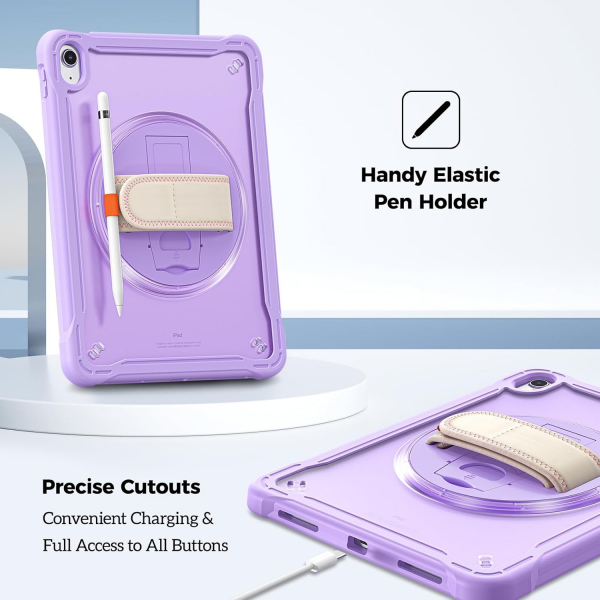 ProCase Apple iPad A16 Kickstandl Klf (11 in)-Purple