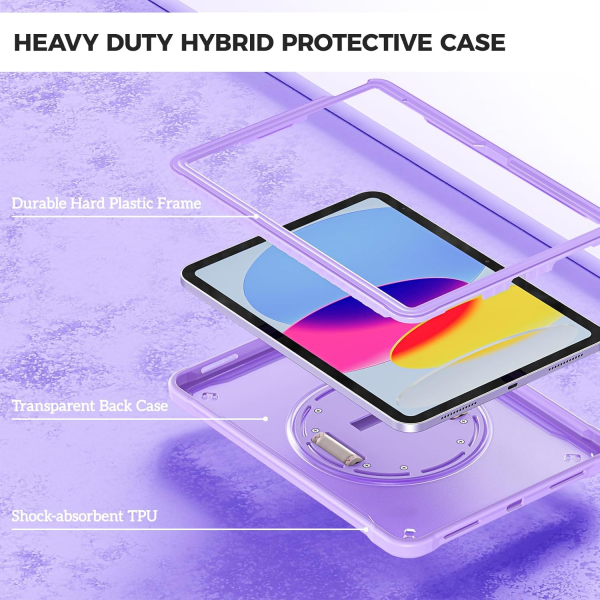 ProCase Apple iPad A16 Kickstandl Klf (11 in)-Purple